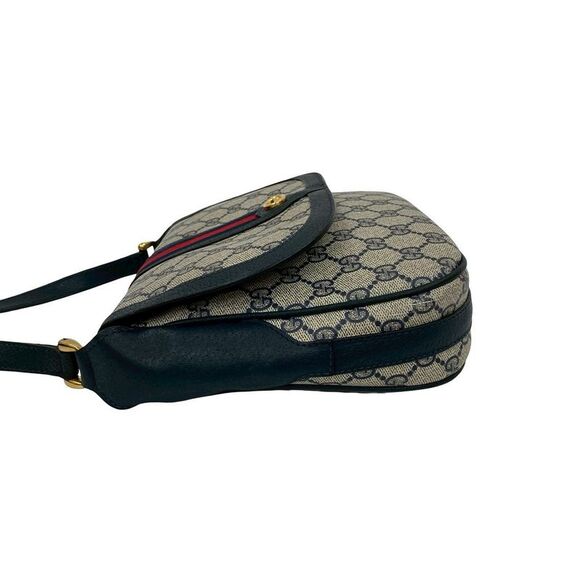 Gucci Old Gucci GG Logo Leather Shoulder Bag - Picture 7 of 10